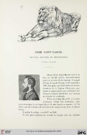 3. Pér. 28.1902: Edme Saint-Marcel, 1 : peintre, graveur et dessinateur