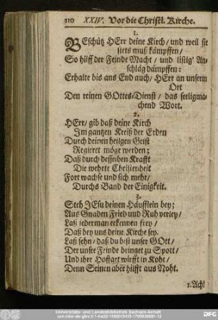 [XXIV. Vor die Christl. Kirche.]