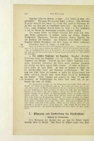 X. Pflanzung und Ausbreitung des Christentums