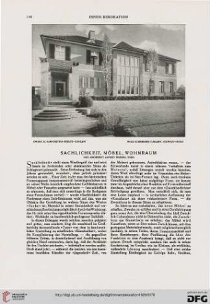 37: Sachlichkeit, Möbel, Wohnraum