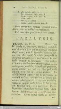 Paralysis