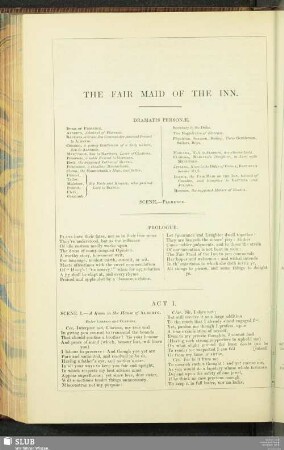 The Fair Maid Of The Inn