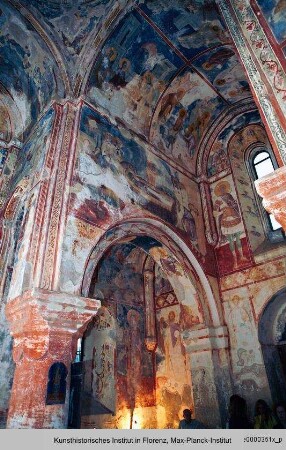 Die Ausmalung der Sankt Georgskirche : Die Ausmalung des Langhauses : Tod Mariens
