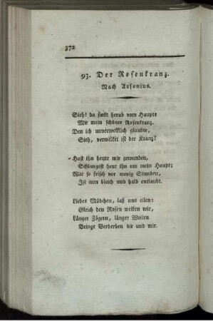93. Der Rosenkranz.