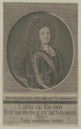 Bildnis des Louis le Grand, Roy de France et de Navarre