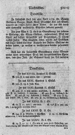 Todesfälle.