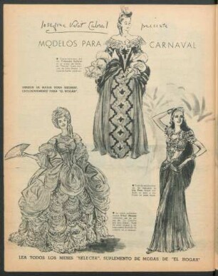 Modelos para carnaval