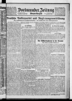 Dortmunder Zeitung. 1874-1939