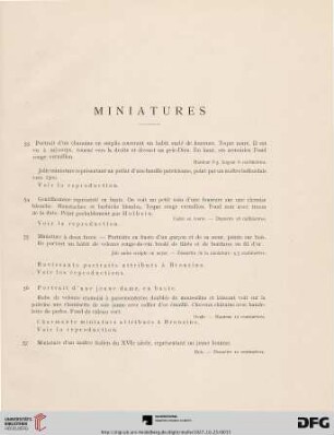 Miniatures