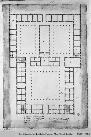 Grundriss Klosterbau