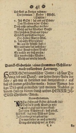 Reim-Gebetlein