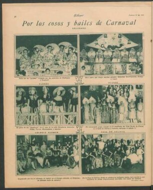 Por los cosos y bailes de Carnaval