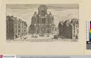 RECEUIL DES PLUS BEAUX EDIFICES ET FRONTISPICES DES EGLIZES DE PARIS, SAINCT GERVAIS, Bl. 6 [Ansicht der Kirche Saint Gervais]