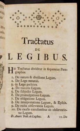 1-2, Tractatus de Legibus.