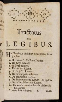 1-2, Tractatus de Legibus.