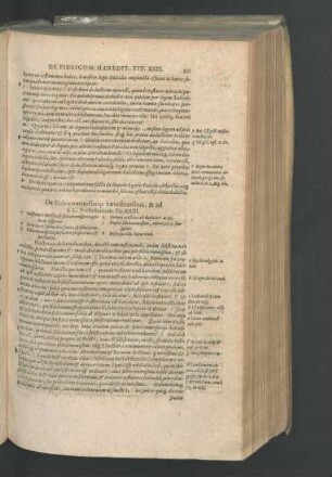 De Fideicommissariis haereditatibus, & ad S. C. Trebellianum. Tit. XXIII.