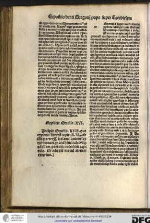 Incipit omelia XVII, que exponit litteram capituli XL ab illa parte: thalami autem... usque ad illam partem in eodem capitulo: et eduxit me...