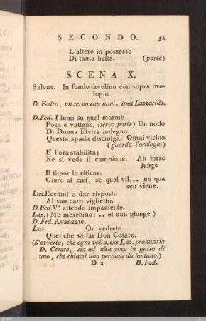 Atto Secondo: Scena X.