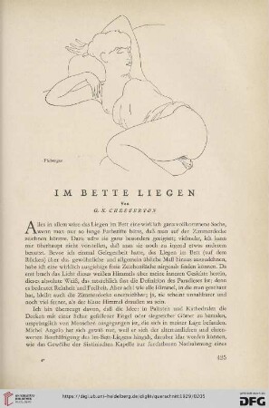9: Im Bett liegen
