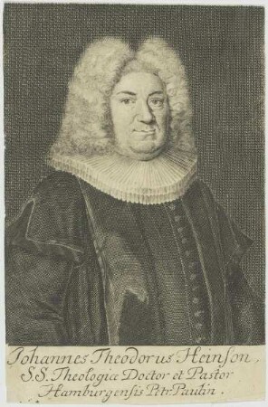 Bildnis des Johannes Theodorus Heinson