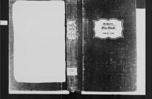 Stollhofen, katholische Gemeinde: Heiratsbuch 1809-1870