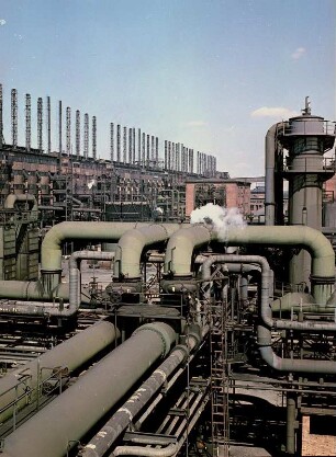 Ansicht des volkseigenen Betriebes Braunkohleveredlung Lauchhammer