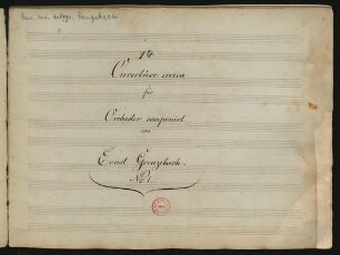 Ouvertüren; orch; c-Moll