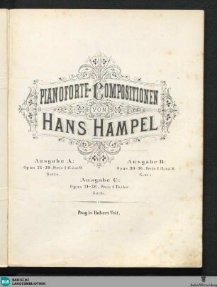 Pianoforte-Compositionen