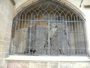 Alexanderkirche - Chor von Süden - Ölberg am Langhausansatz (mit neuzeitlicher Einrichtung)