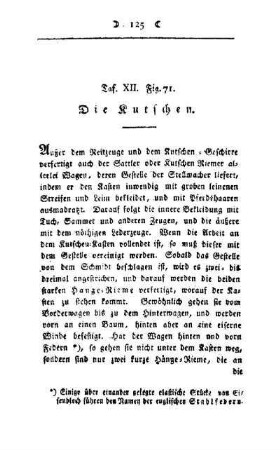 ¬Die¬ Kutschen : Taf. XII, Fig. 71