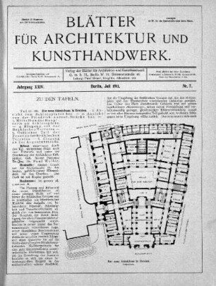 No. 7, Juli 1911