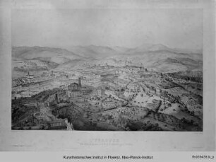 Blick über Perugia von der Porta S. Girolamo