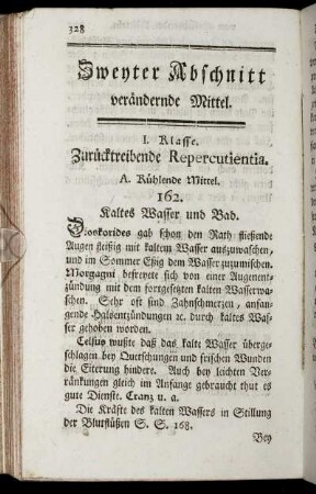 Zweyter Abschnitt verändernde Mittel.
