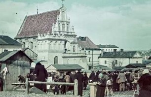 Lublin. Marktszene