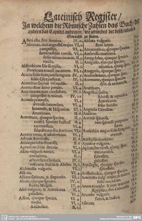 Lateinisches Register