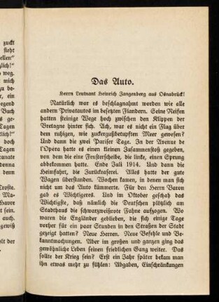121-124, Das Auto