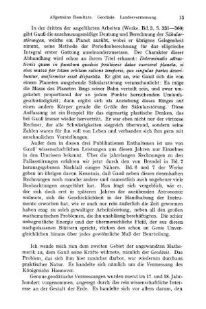 Geodäsie.