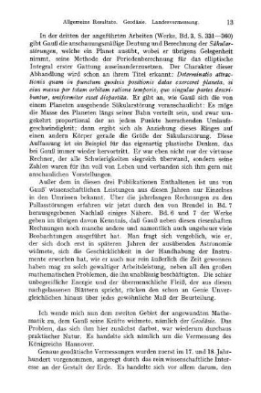 Geodäsie.
