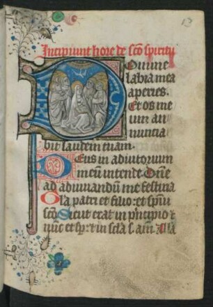Initiale: Pfingsten