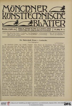 Nr. 23 (6. Septbr. 1915)