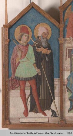 Thronende Madonna mit Heiligen