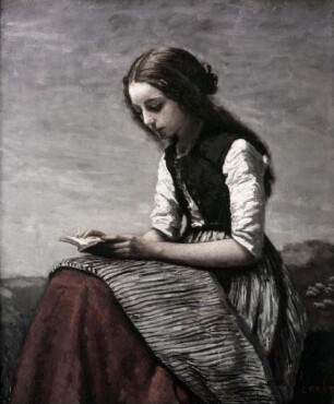 Lesendes Mädchen