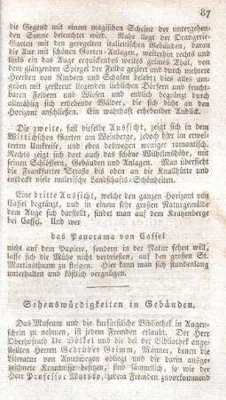 Sehenswürdigkeiten in Gebäuden.