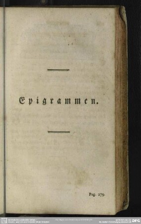Epigrammen