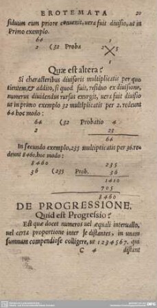 De Progressione.