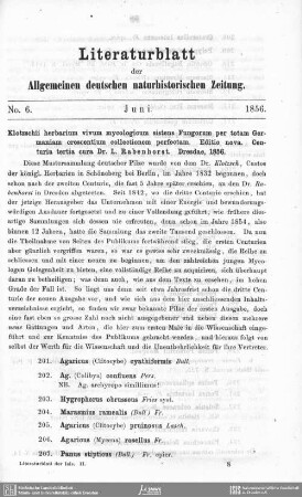 Nr. 6. Juni 1856