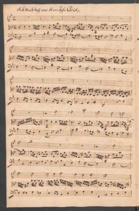 Ach bleib bei uns Herr Jesu Christ; org; B-Dur; BWV 649