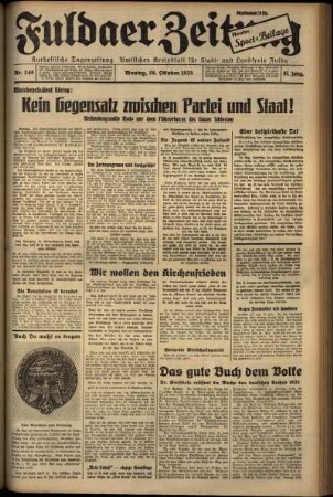 Ausgabe vom Montag, den 28. Oktober 1935.