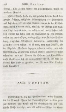 248-257 XXIII. Vortrag