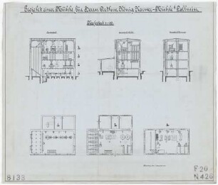 Technische Zeichnung : Projekt einer Mühle für Herrn Arthur König[,] Karwer Mühle bei Dallmin